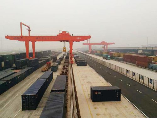 مشروع محطة شحن السكك الحديدية